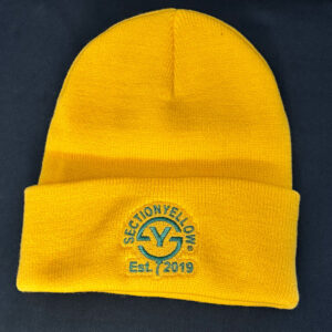 Section Yellow Knit Hat
